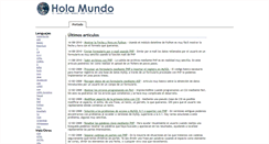 Desktop Screenshot of holamundo.es
